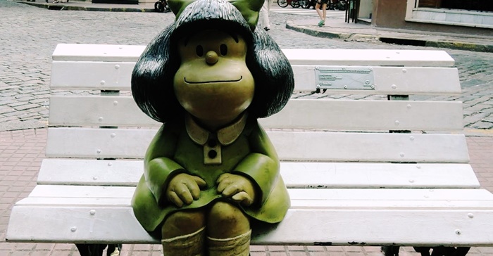 estatua da mafalda buenos aires