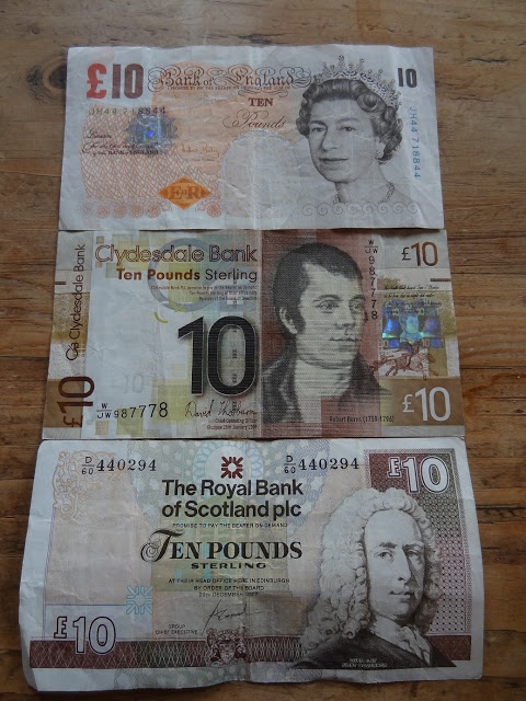 dinheiro escoces