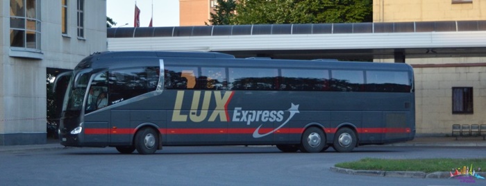 como ir de tallin para são petersburgo e riga de ônibus
