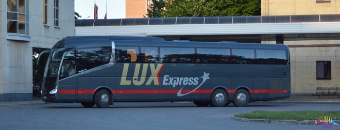 como ir de tallin para são petersburgo e riga de ônibus
