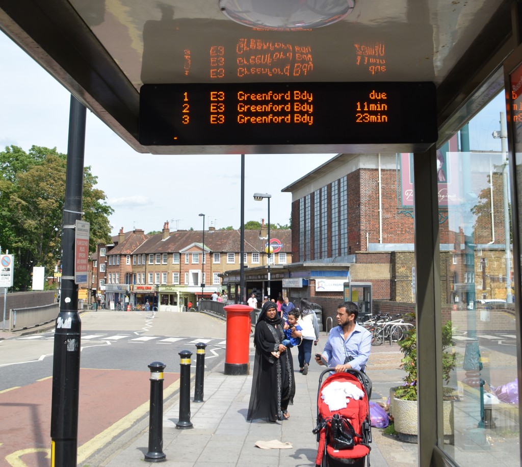 ponto de Ônibus em Londres