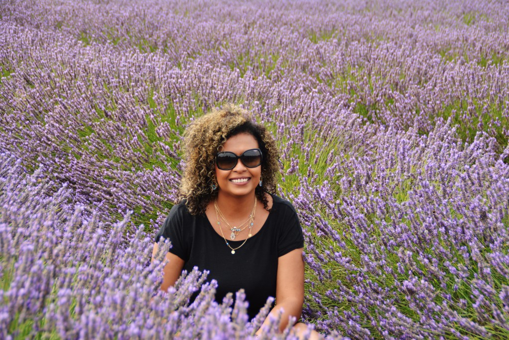 campo de lavanda perto de Londres