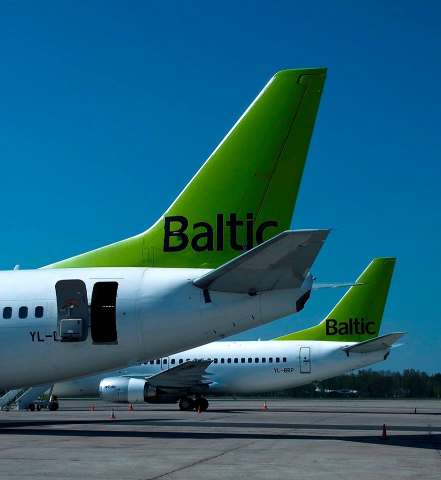 como é voar com a air baltica