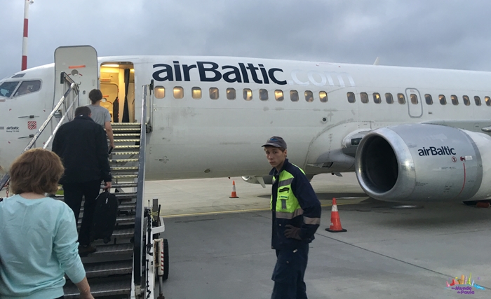 como é voar com a air baltic