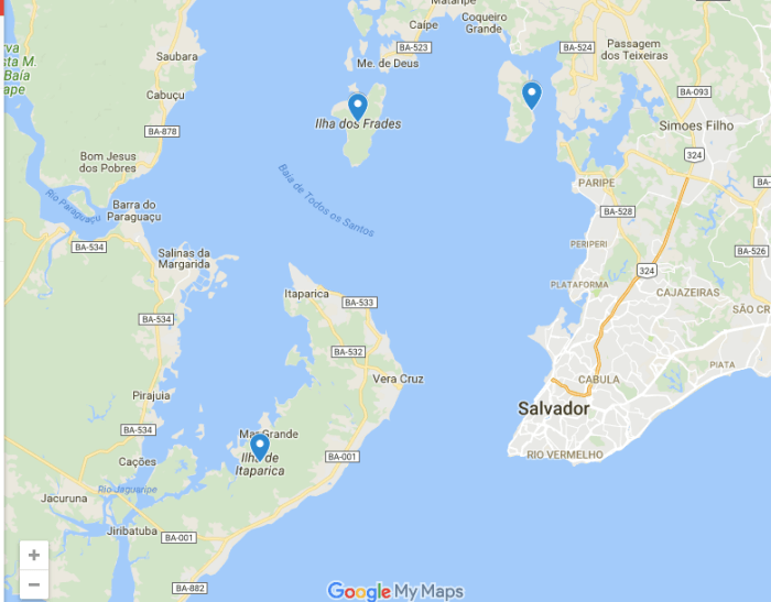 ilha perto de salvador