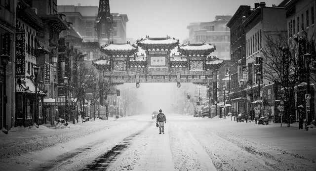 china no inverno