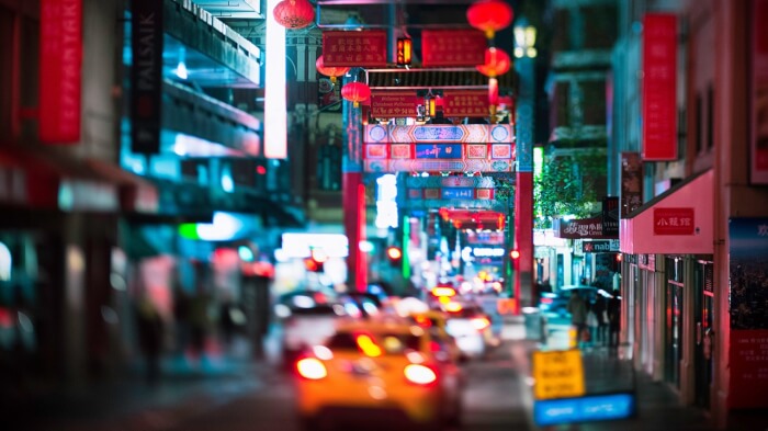 táxi na china