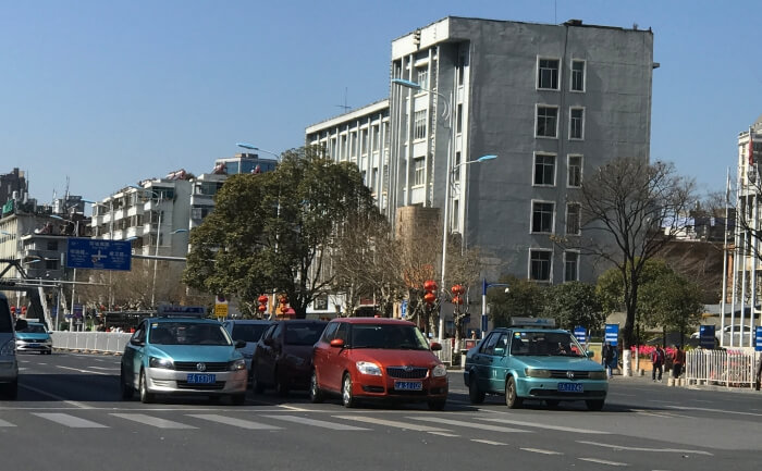 táxi na china