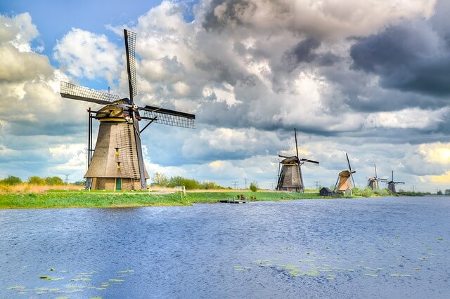 moinho de vento holanda