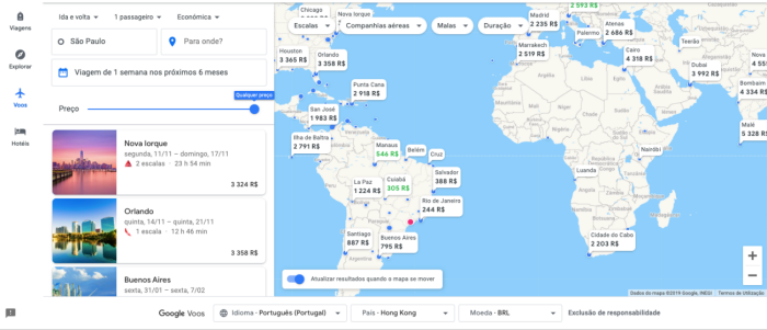 google flights